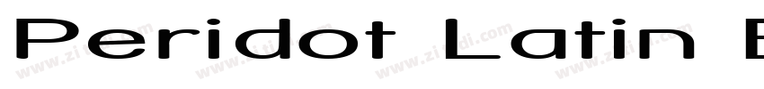 Peridot Latin Extend字体转换